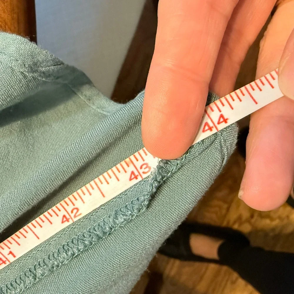 O'Neill Ambrosio Tulip Hem Skirt Women's Small Balsam Green Sage High Low Maxi - Picture 11 of 12